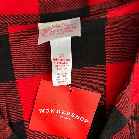 Wondershop Red and Black Casual Button Down Shirt - Picture 4 of 13